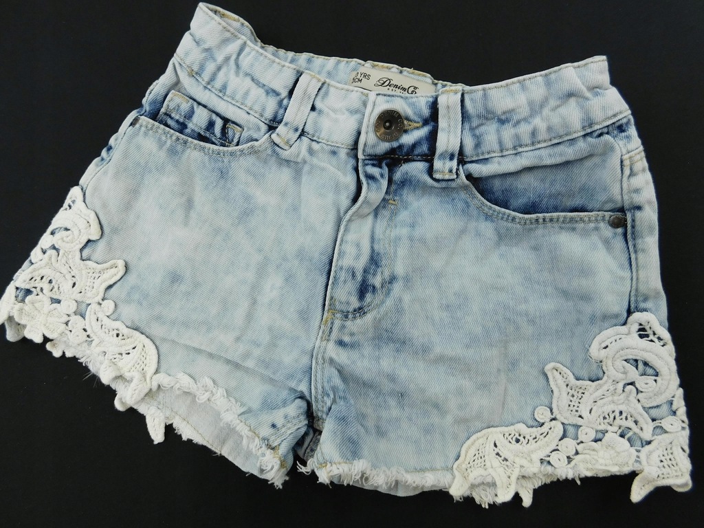 0802n84 DENIM _ spodenki jeansowe _ 140 cm