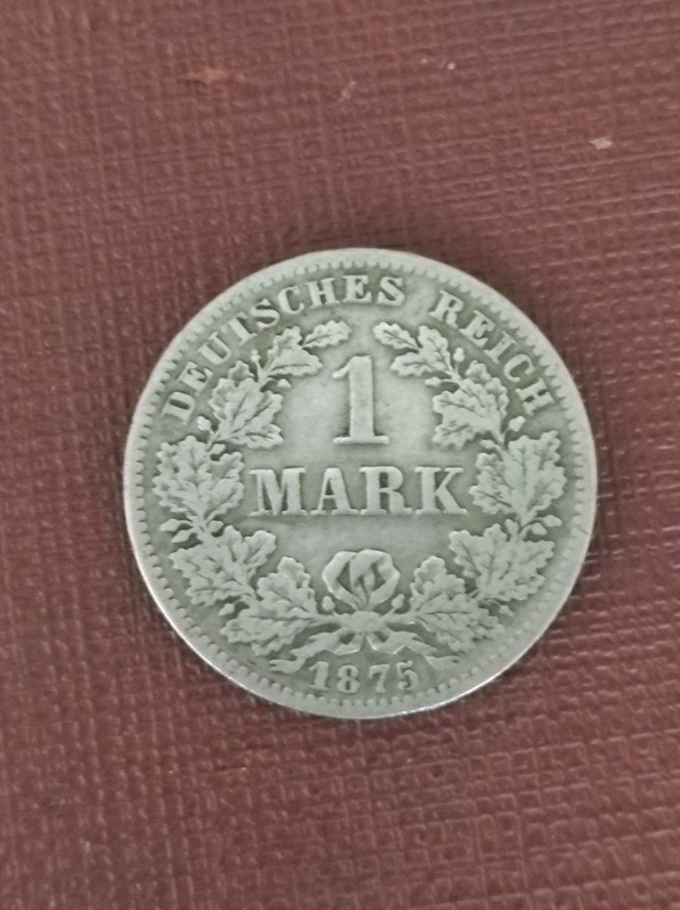 1 MARKA 1875 C, PRUSY, NIEMCY