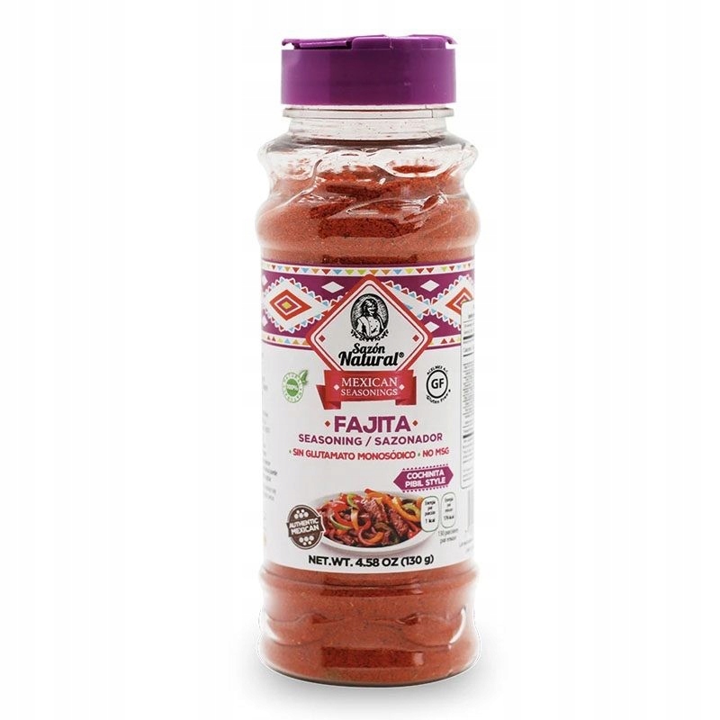 Sazon Natural para fajita cochinita pibil 130g