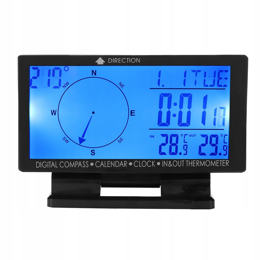 Wielofunkcyjny cyfrowy termometr samochodowy CD60