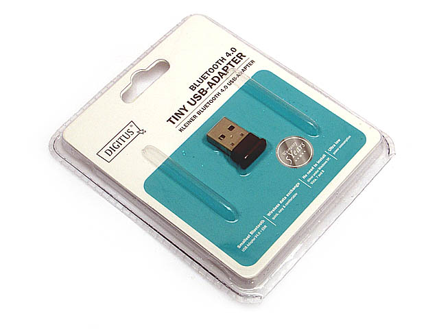 DIGITUS RED Szybki Adapter Bluetooth 4.0 EDR USB