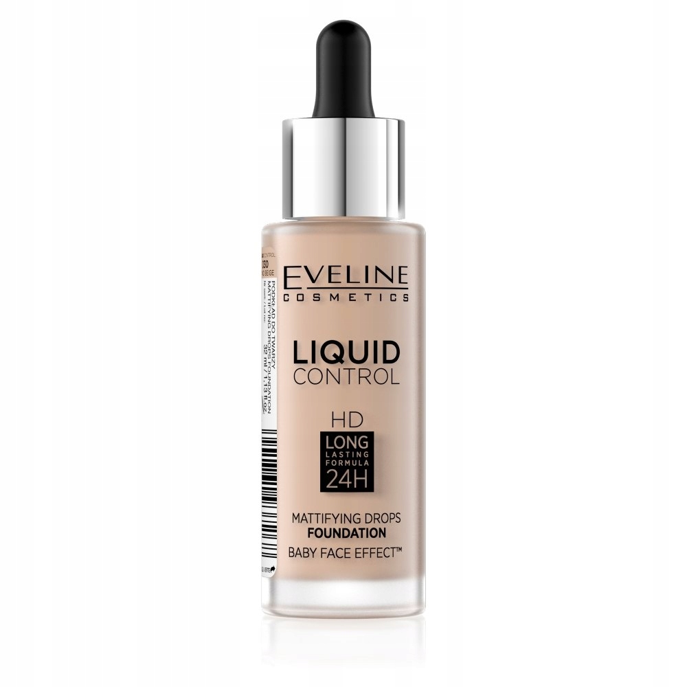 Eveline Cosmetics Liquid Control HD Long Lasting Formula 24H podkład do twa