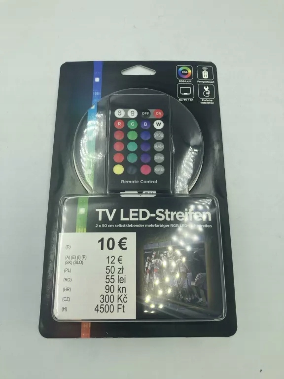 TAŚMA RGB LED USB 2X0.5 TEDI