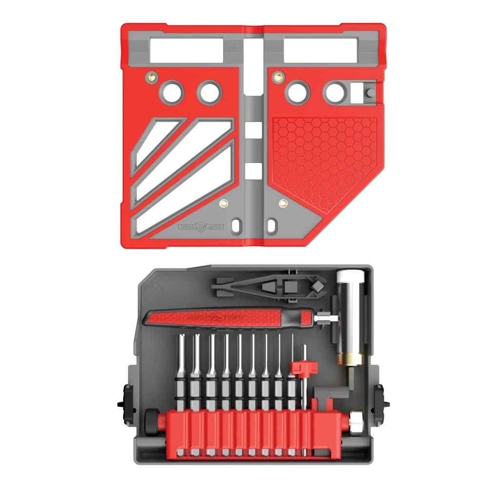 Real Avid - Zestaw narzędzi rusznikarskich Master Bench Block Pro Kit