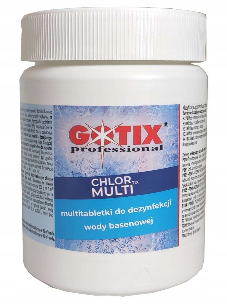 Chlortix Multi Chlor Tabletki do Basenu 20x20g (40