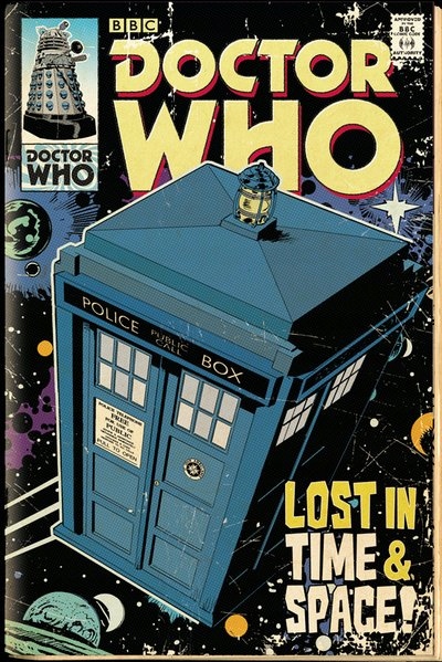 Doctor Who Tardis Komiks - plakat 61x91,5 cm