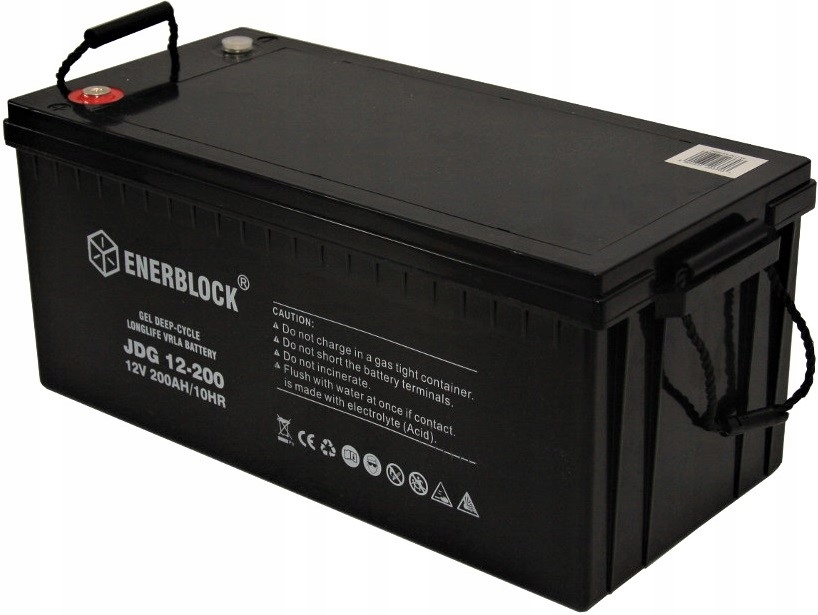 Akumulator ŻELOWY 15LAT ENERBLOCK JDG12-200