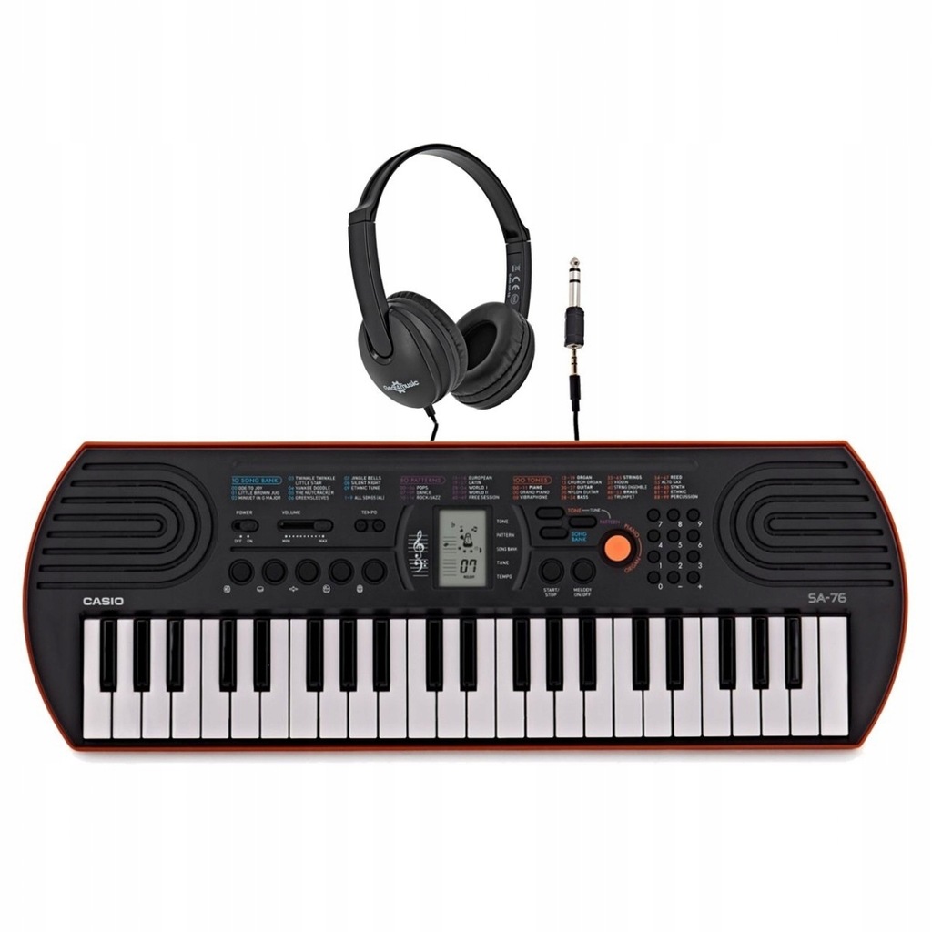 Casio SA 76 Mini 44 Key Portable Keyboard pakietage