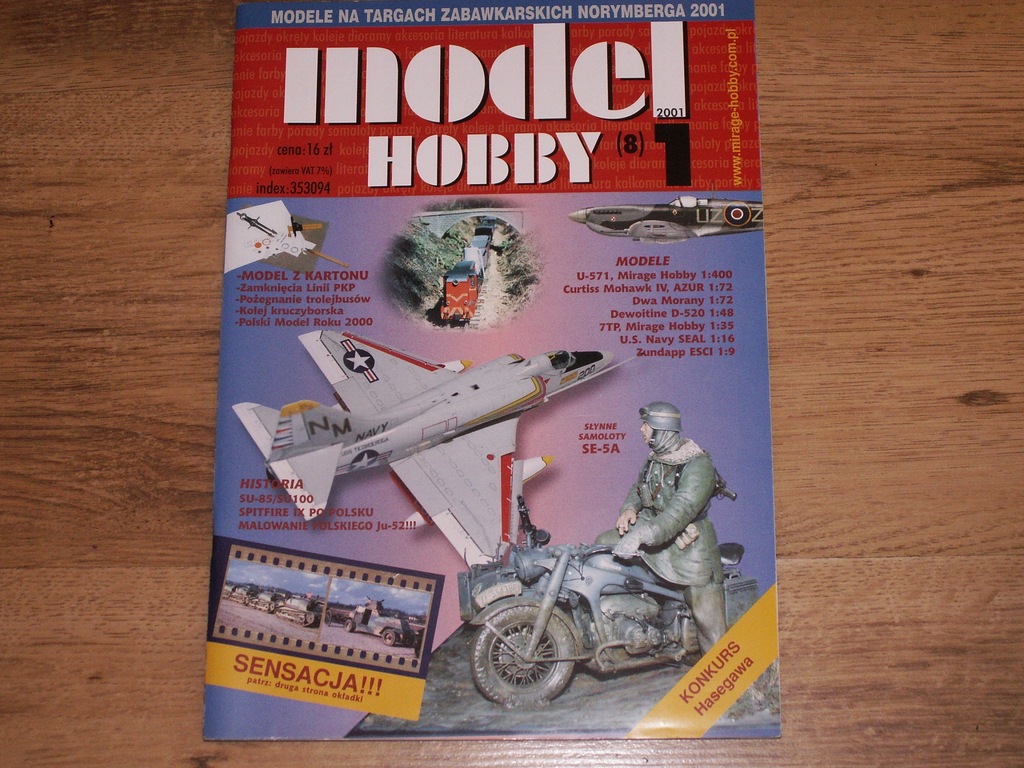 Купить Model Hobby 8 1/2001 - Журнал моделирования: отзывы, фото, характеристики в интерне-магазине Aredi.ru