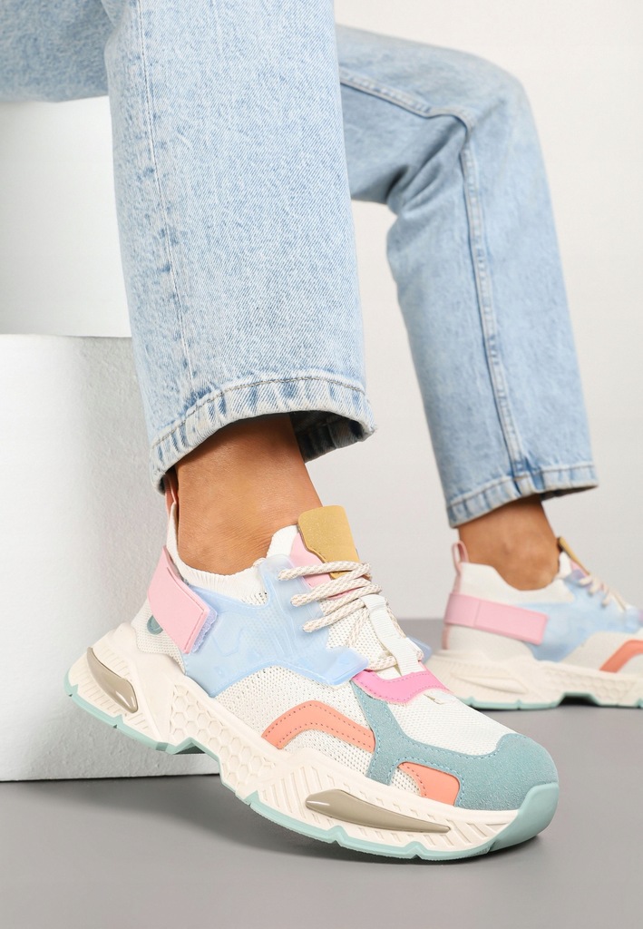 Born2Be Niebieskie Sneakersy damskie 36