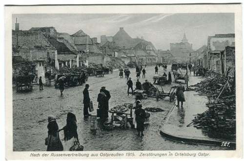 Szczytno (ORTELSBURG) - Rynek wśród ruin