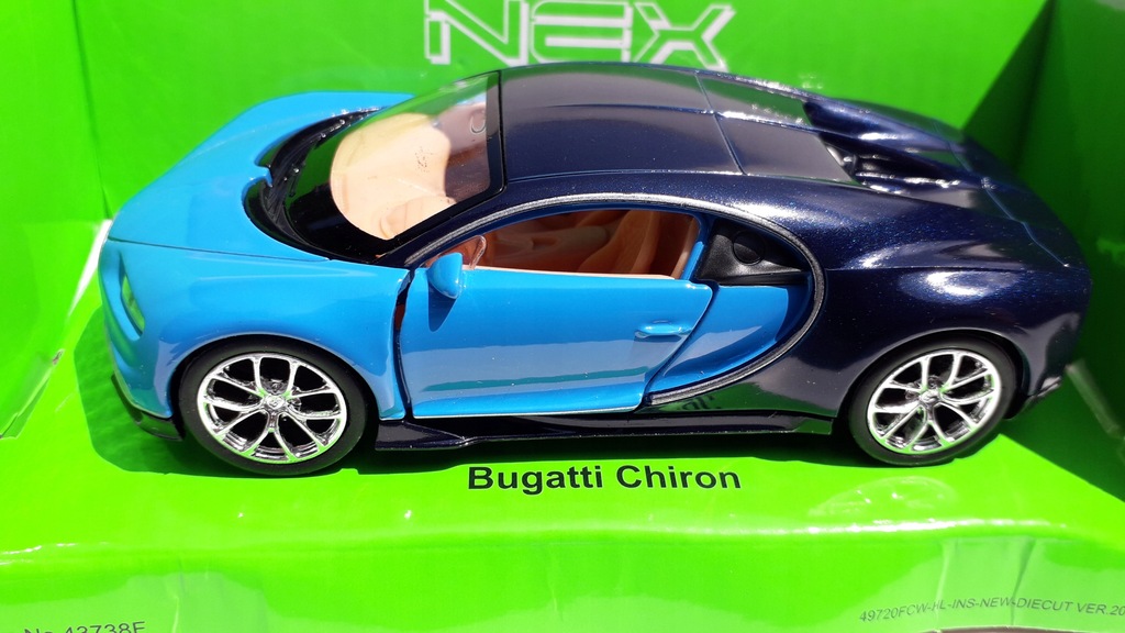 Купить Модель Bugatti Chiron из синего металла WELLY 1:34: отзывы, фото, характеристики в интерне-магазине Aredi.ru