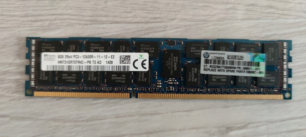 Pamięc RAM SK HYNIX 8G 2Rx4 PC3 10600R