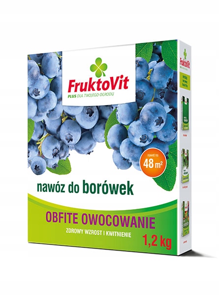 Nawóz do Borówek Obfite Owocowanie FRUKTOVIT 1,2 kg