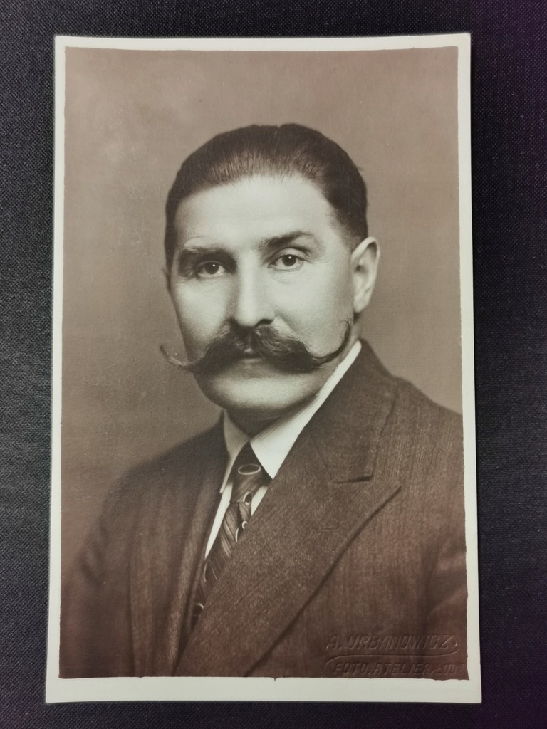 Pan z Wąsami Urbanowicz Łódź II RP