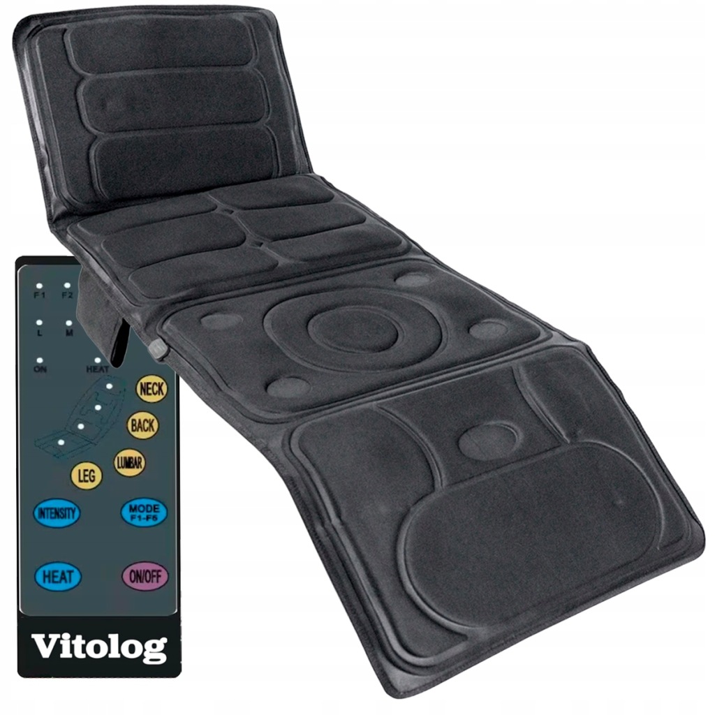 Materac Masujący Mata Masująca do Ciała Pleców Karku Szyi na Fotel Łóżko
