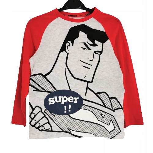 T-shirt z długim rękawem 116 SUPERMAN CUBUS