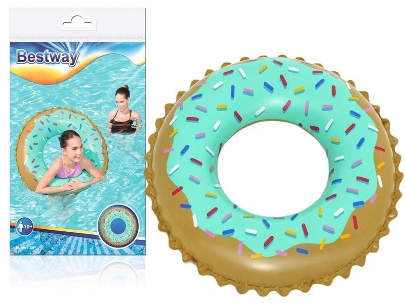 Koło dmuchane w kształcie donuta 91 cm BESTWAY 36300
