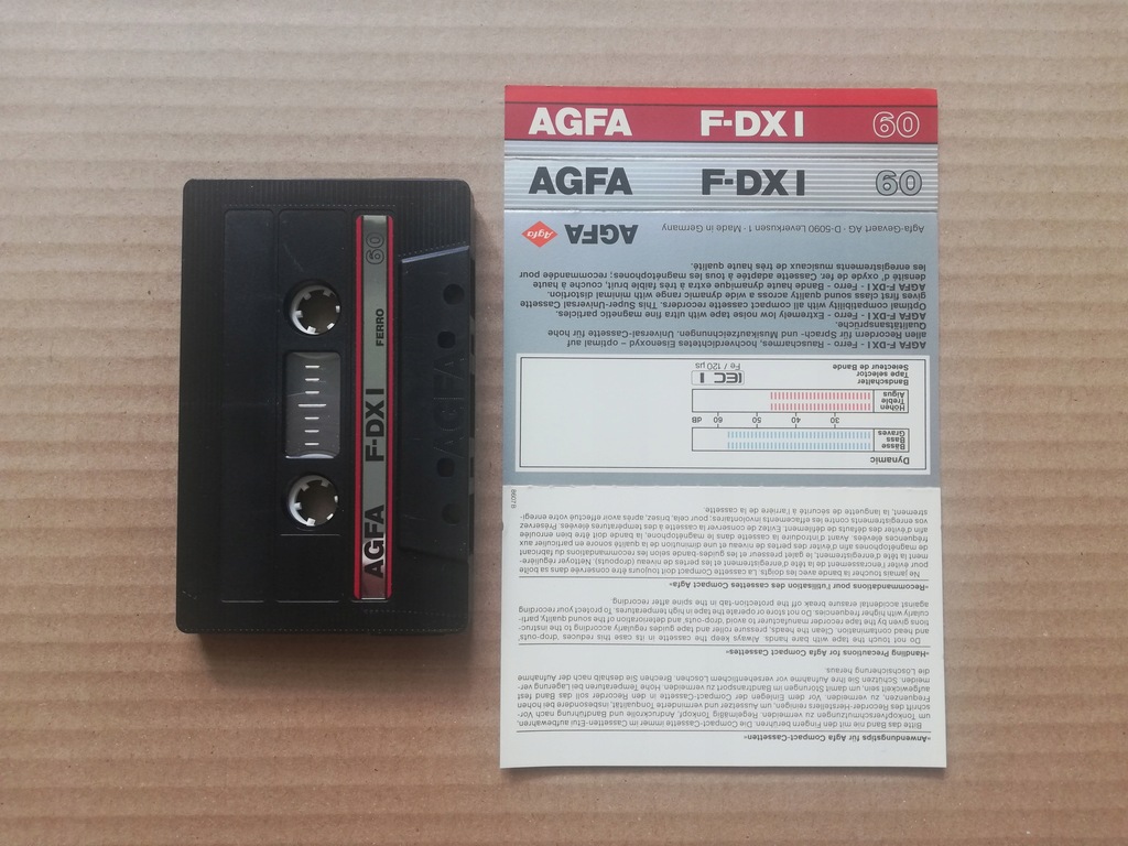 Kaseta AGFA F-DXI 60