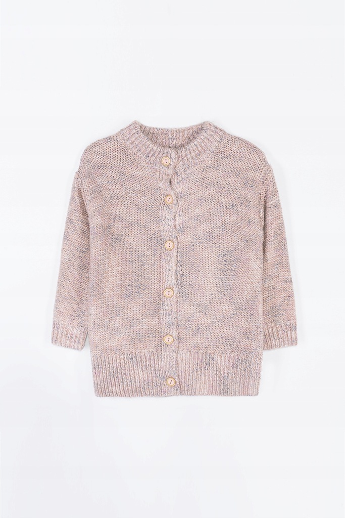 Kolorowy sweter dziewczęcy 122