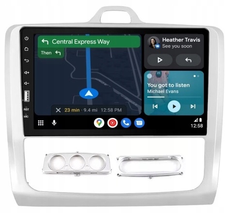 RADIO CARPLAY ANDROID AUTO FORD FOCUS 2004-2011
