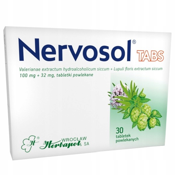 Nervosol Tabs 30 tabletek USZKODZONE OPAKOWANIE
