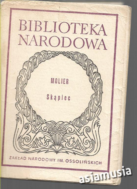 SKĄPIEC MOLIER BIBLIOTEKA NARODOWA