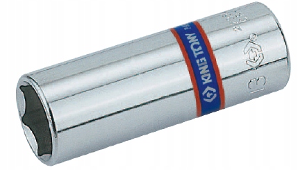 Nasadka długa 1/4", 10 mm x 50 mm, 6-kąt