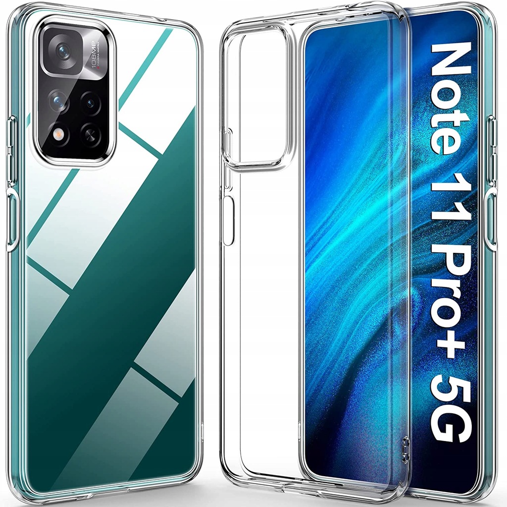 Etui case Xiaomi Redmi Note 11 Pro przezroczyste