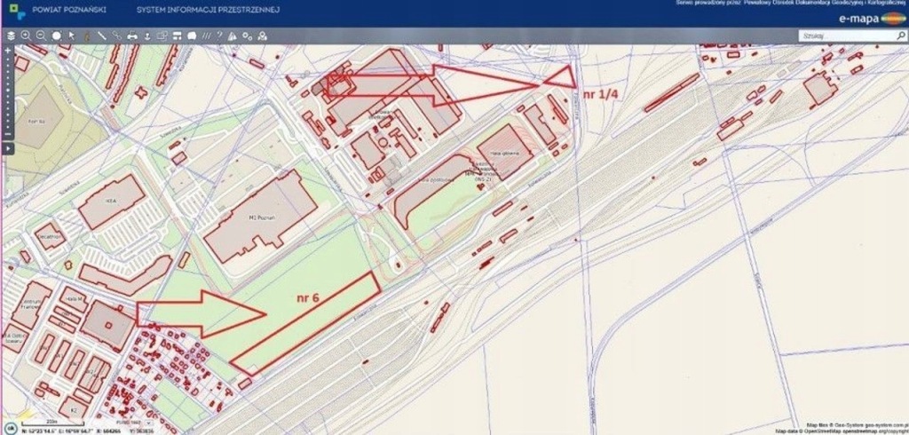 Działka, Poznań, 1640 m²