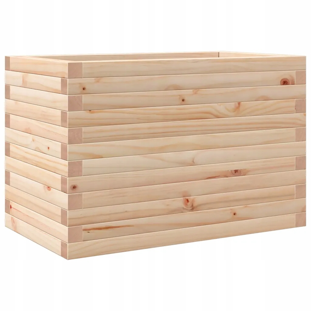 vidaXL Donica ogrodowa, 70x40x45,5 cm, lite drewno sosnowe