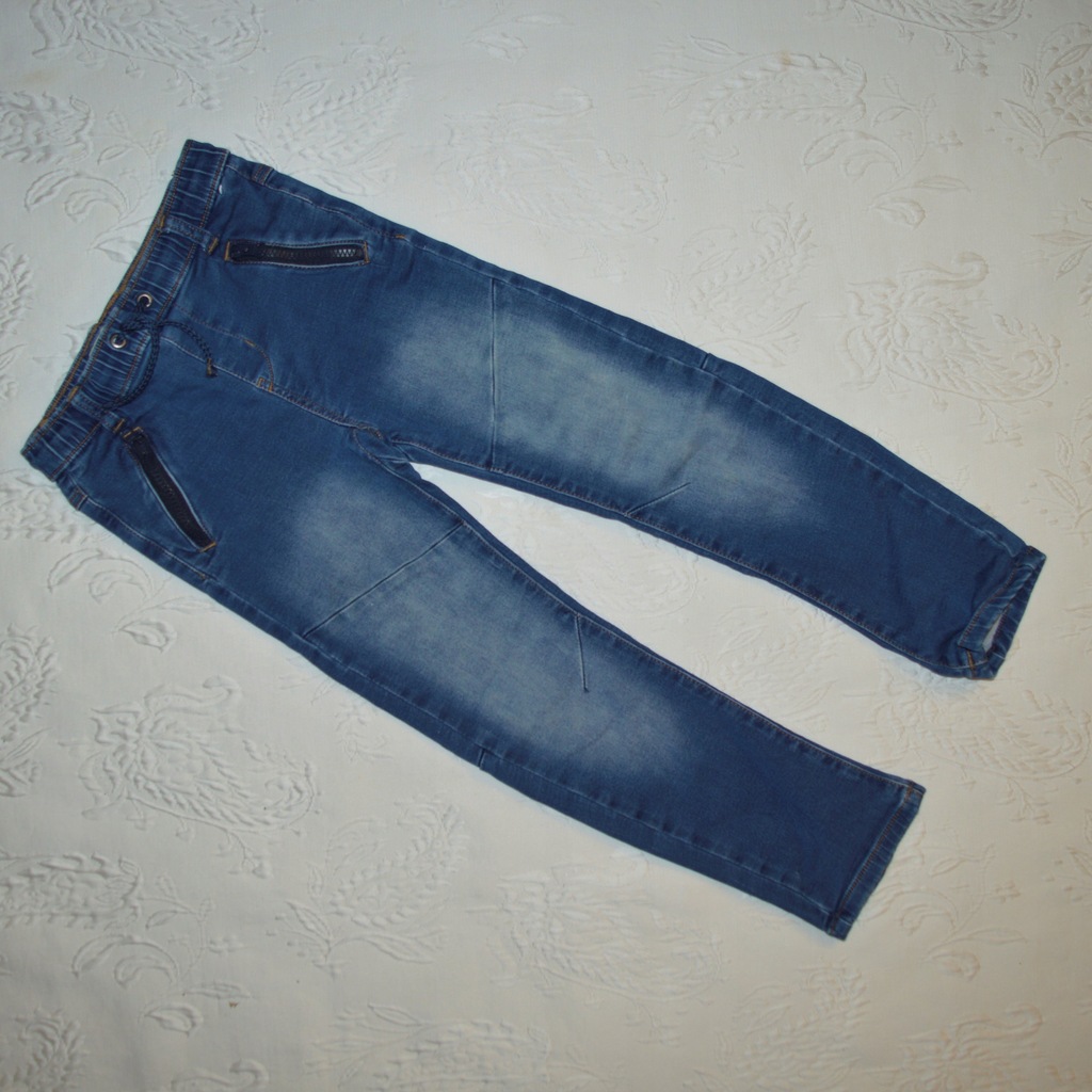 DENIM CO SPODNIE MIĘKKI JEANS 7-8l 128