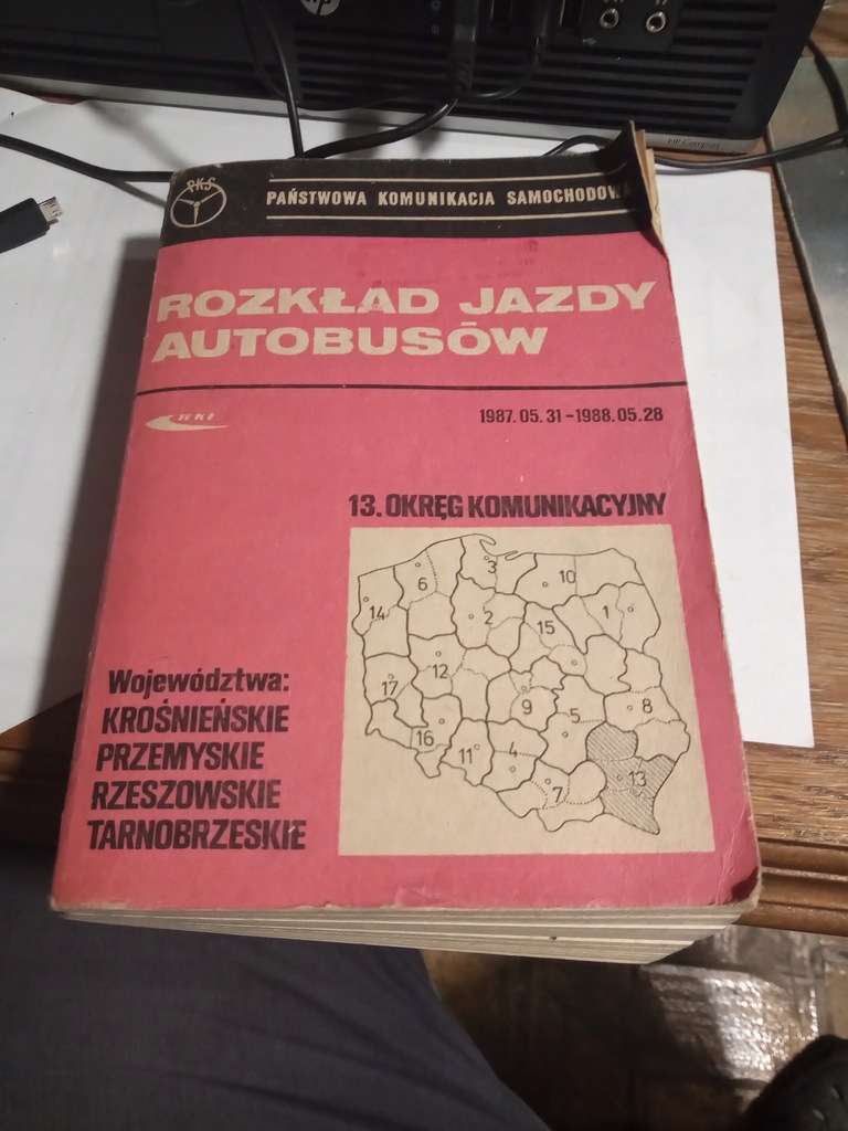 PKS PRL Rozkład Jazdy Autobusów 1987
