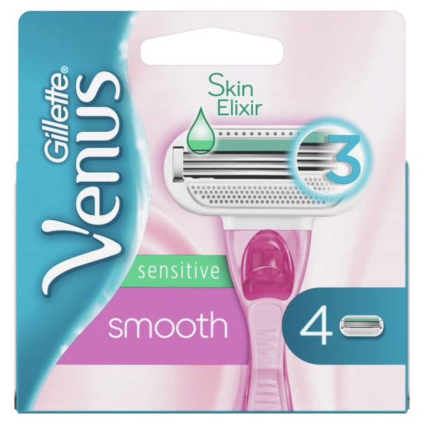 Gillette Venus Smooth Sensitive Ostrza wymienn 4sz