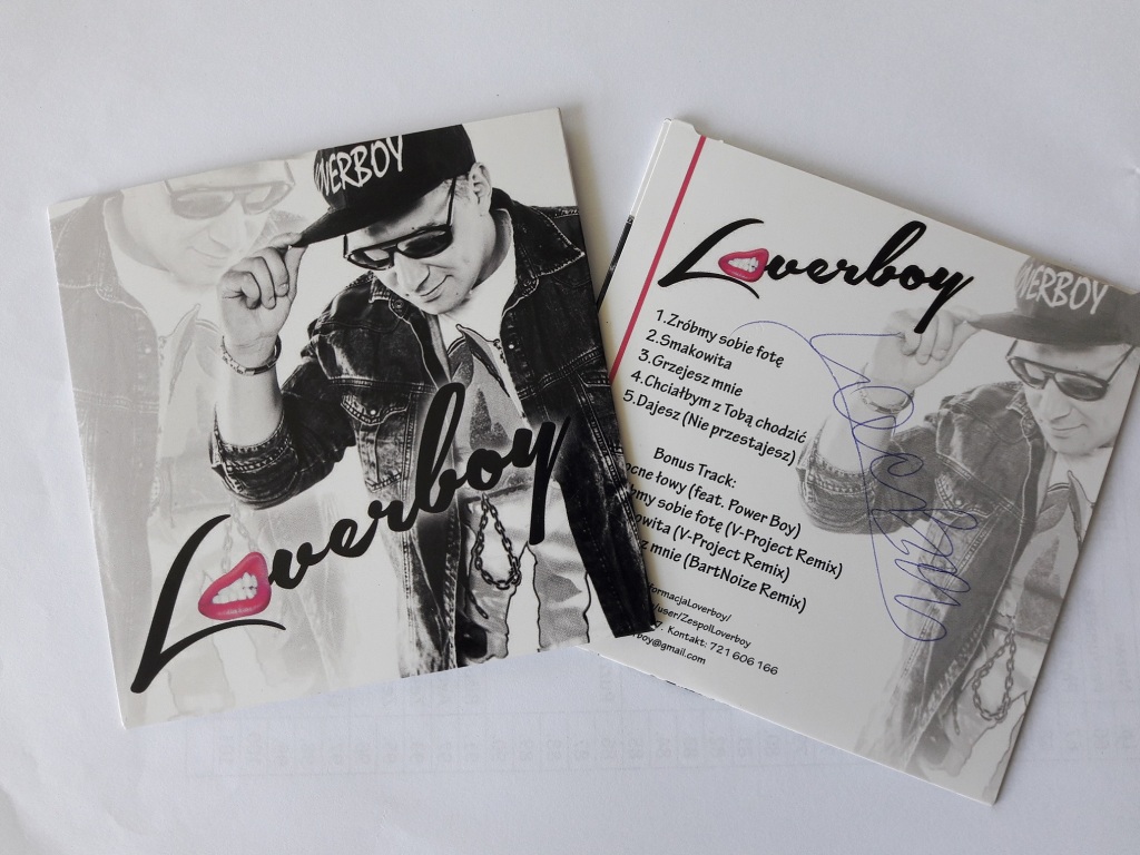 Płyta Loverboy z autografem