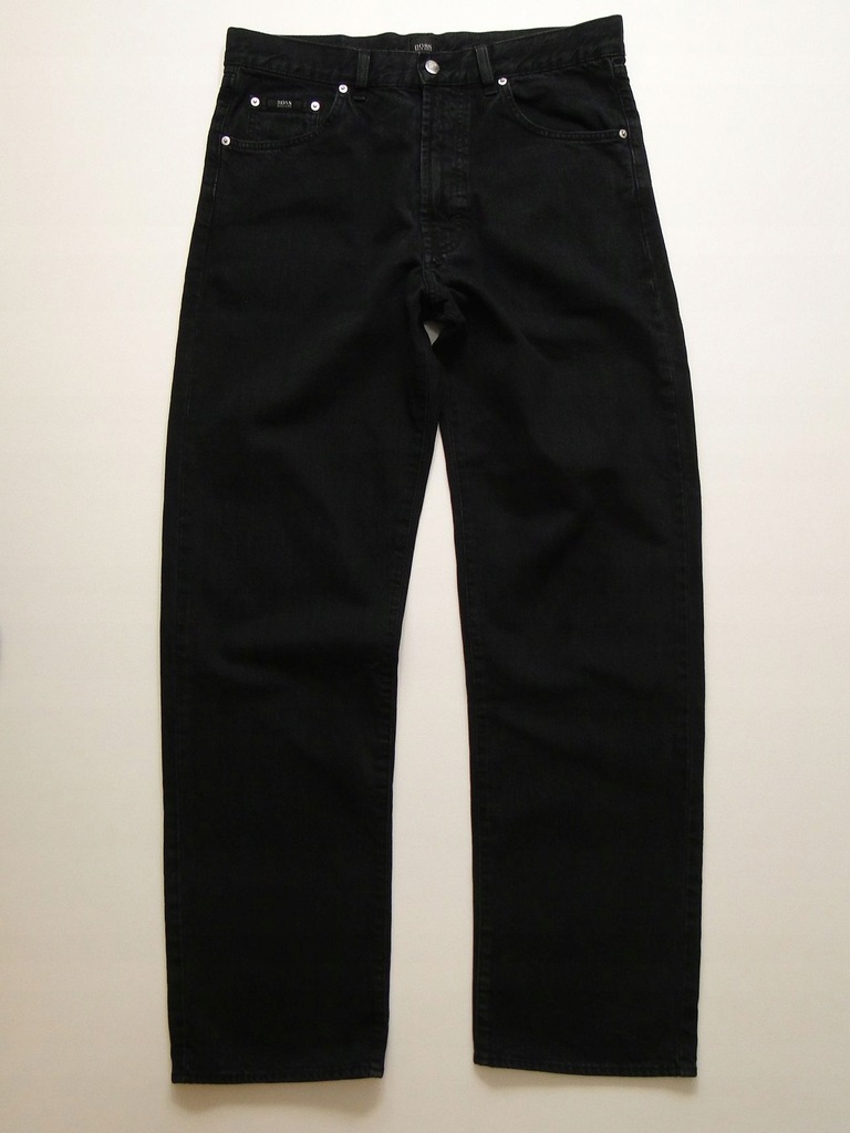 Spodnie HUGO BOSS Arkansas Black IDEALNE W33 L32