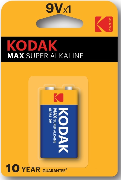 Kodak Bateria alkaliczna MAX Super Alkaline 9V 6F22 blister 1 szt.