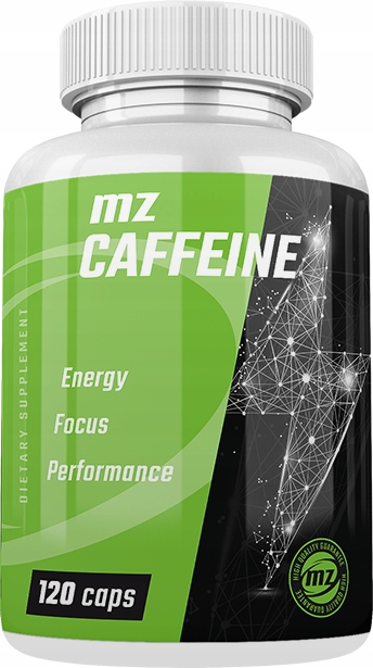 MZ-Store Caffeine 200mg 120 kaps. KOFEINA ENERGIA