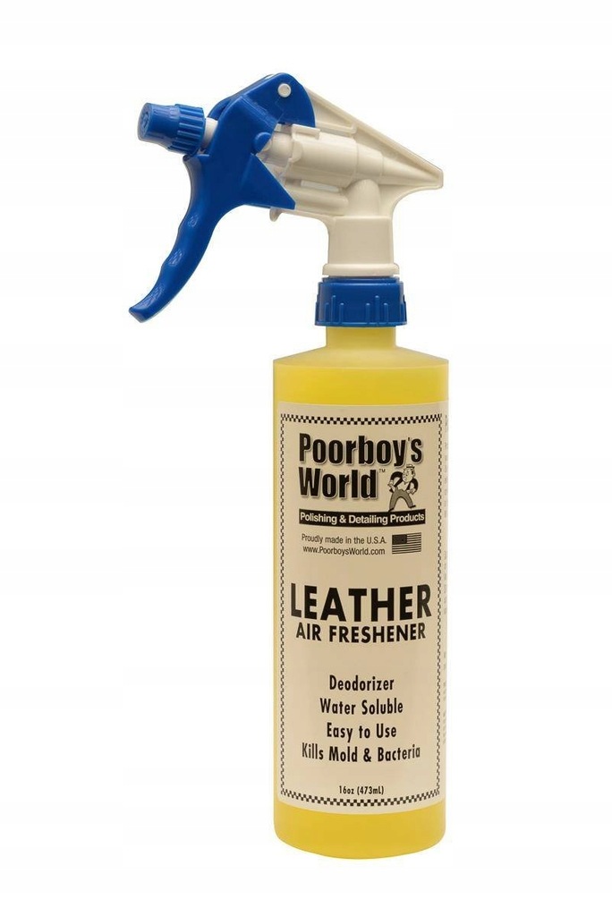 Poorboy's World Air Freshener Leather 473ml SKÓRA