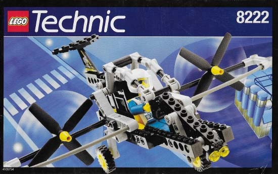 KLOCKI LEGO LEGOLAND VINTAGE ZESTAW TECHNIC 8222 V-TOL SAMOLOT