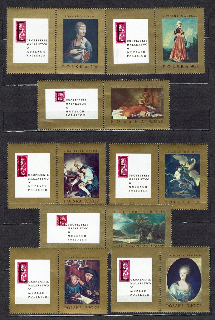 Fi 1661-68** Europejskie malarstwo