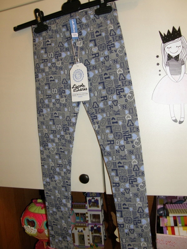 LEGGINSY 5 10 15 r. 134 nowe piękne