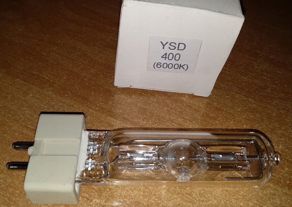 żarówka lampa YSD400 ,odp. MSD 400 W GX9.5