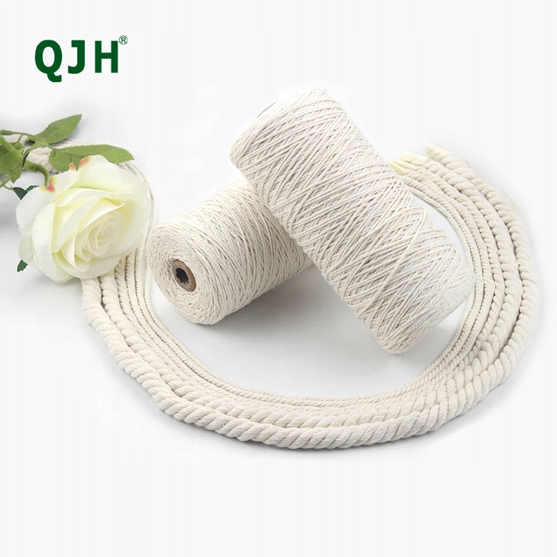 Various Size Beige Cord Natural Cotton Macrame Rop