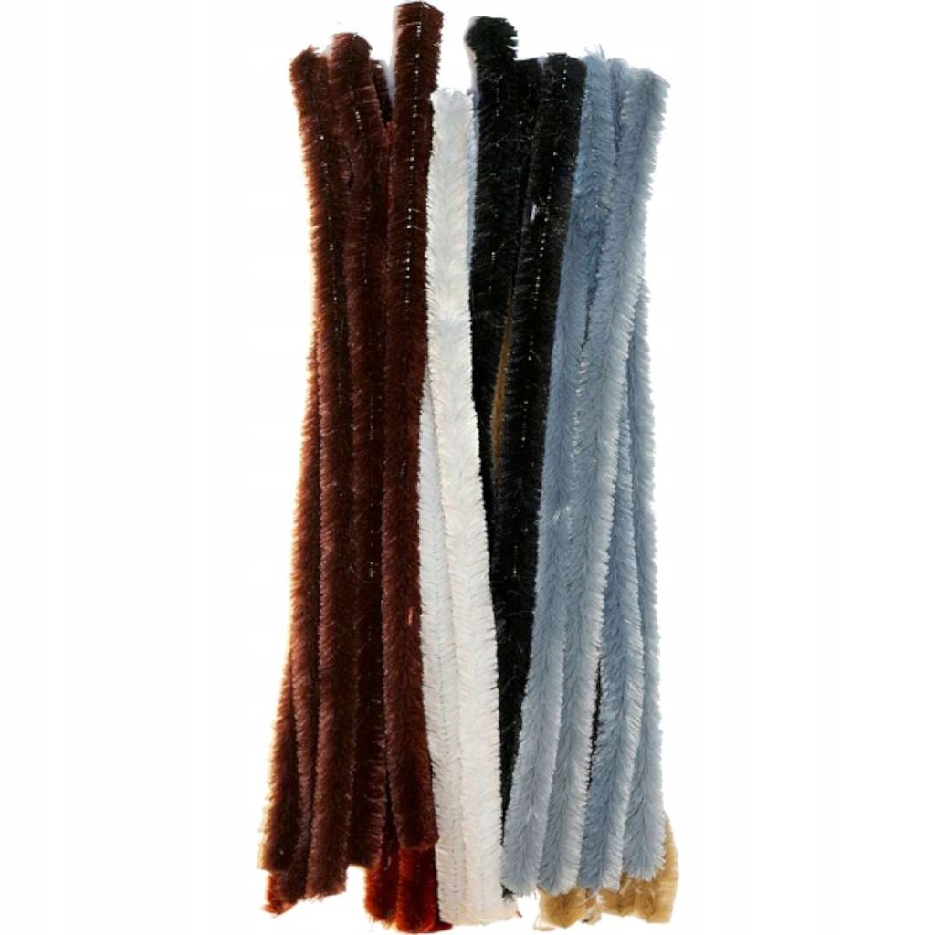 DRUCIKI kreatywne WYCIOR 30 cm MIX czarne szare