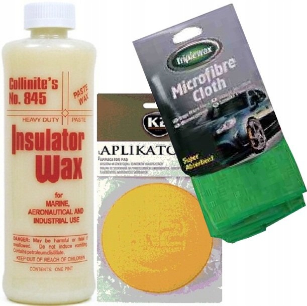 COLLINITE INSULATOR WAX 845 2XAPLIKATOR MIKROFIBRA