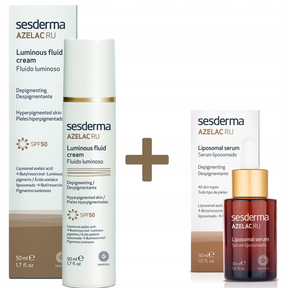 SESDERMA Azelac RU ZESTAW Emulsja+Serum liposomowe