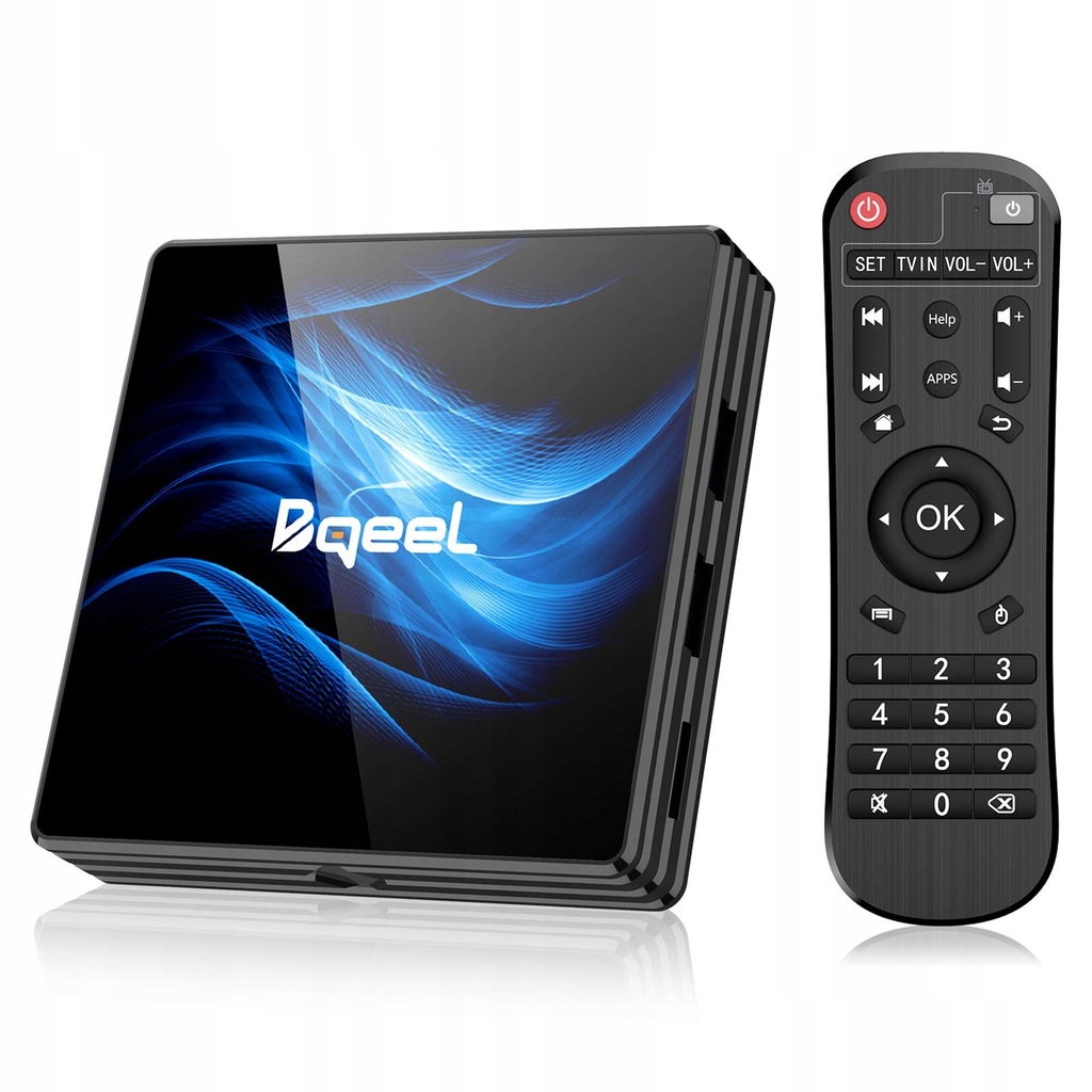 Bqeel Android 10.0 TV Box 4G + 64G H.265