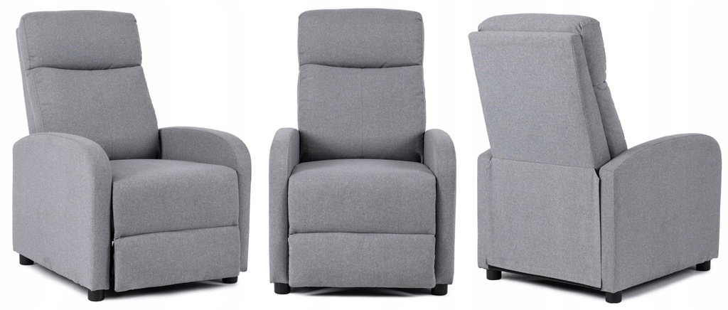 Купить Одноместное кресло с откидной спинкой для спальной гостиной DANNY Grey: отзывы, фото, характеристики в интерне-магазине Aredi.ru