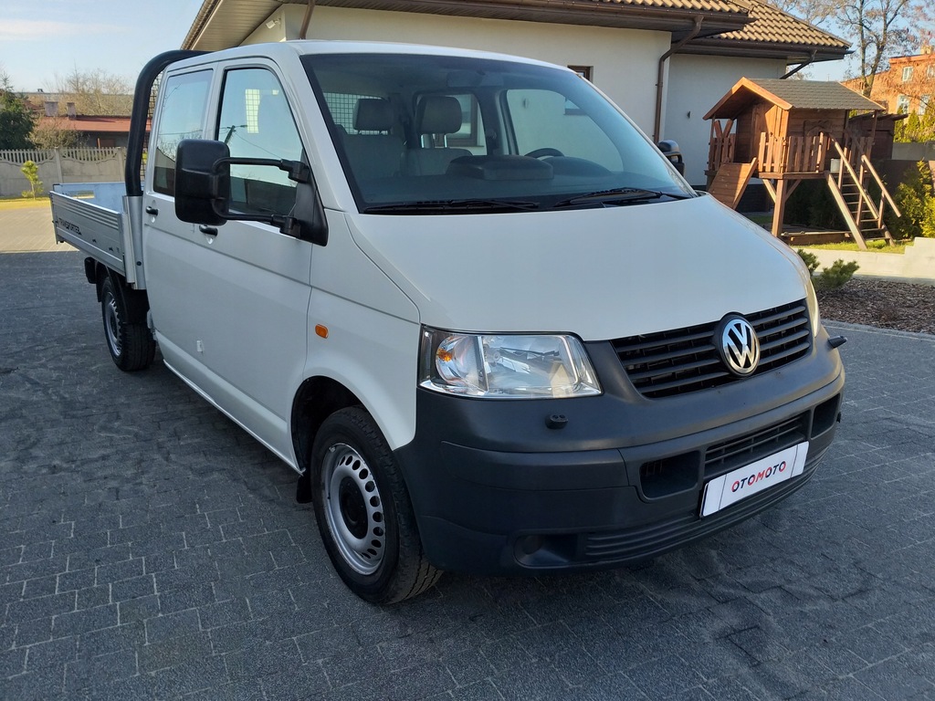 VW T5 2.5TDI 4MOTION SYNCRO 4x4 DOKA SKRZYNIA